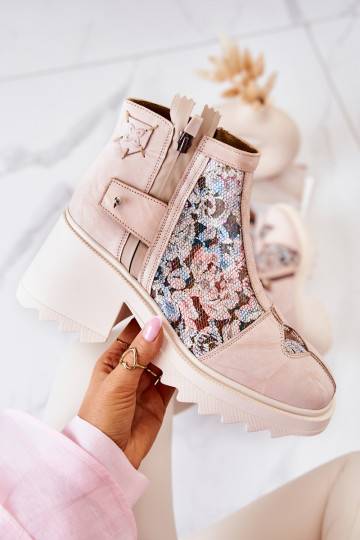 Bottes beiges 2