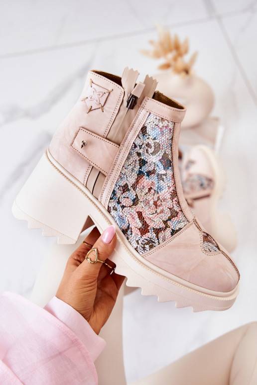 Bottes beiges