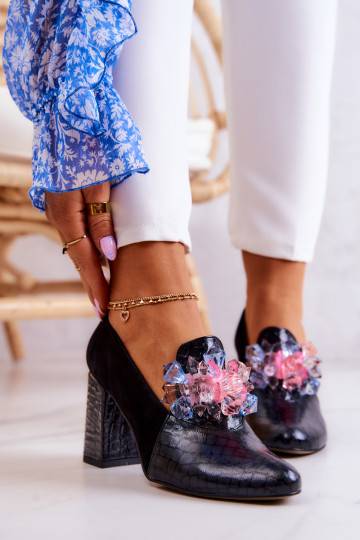 Schoenen met hakken zwarte kleur Sofie