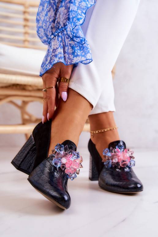 Chaussures à talons couleur noire Sofie