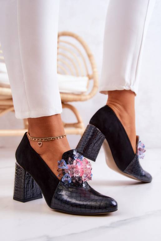 Chaussures à talons couleur noire Sofie