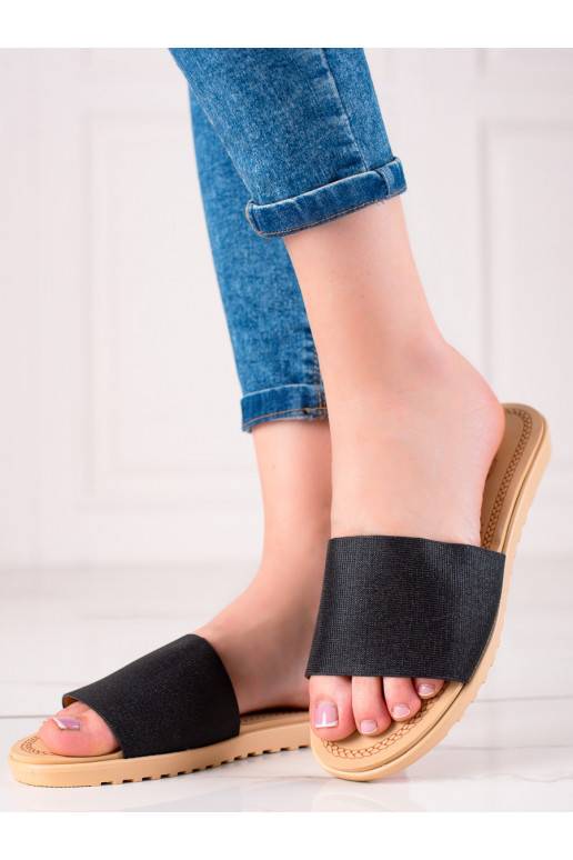 Pantoffels met glans