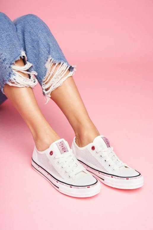 Chaussures de loisirs Cross Jeans couleur blanc