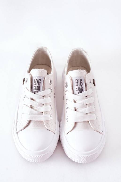Chaussures de loisirs pour enfants en blanc de BIG STAR