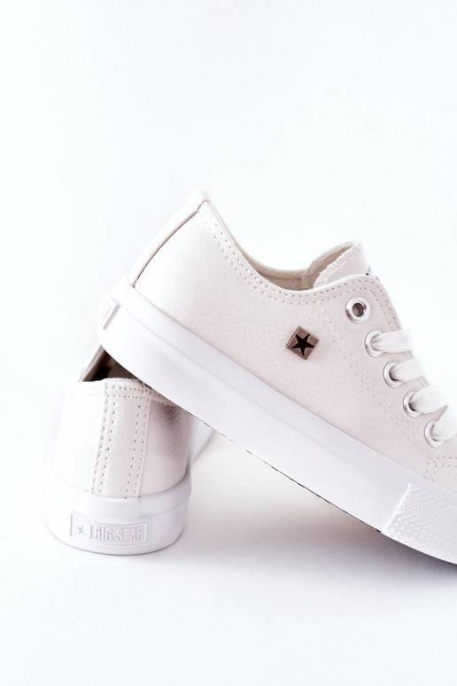 Chaussures de loisirs pour enfants en blanc de BIG STAR