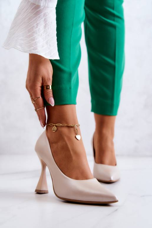 Chaussures à la mode Chaussures couleur beige
