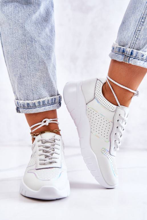 Sneakers model schoenen in witte... Sneakers model schoenen in witte...
