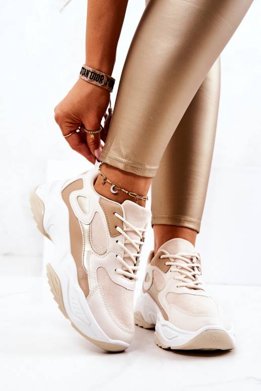 Schuhe im sportlichen Stil Beige... Schuhe im sportlichen Stil Beige...