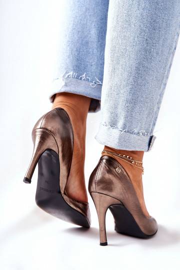 Hochhackige Schuhe mit... 2