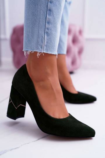 Chaussures Laura Messi daim vert 2050 Tiffany
