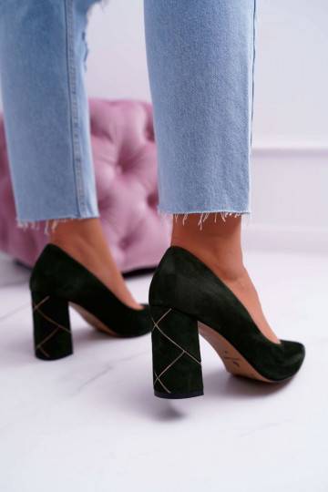 Schuhe Laura Messi Wildleder grün 2050 Tiffany 2