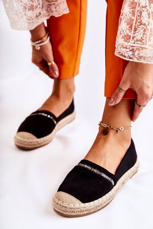 Schwarze Cersei-Espadrilles eines... Schwarze Cersei-Espadrilles eines...