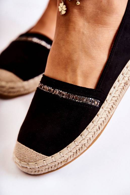 Espadrilles Cersei noires d'un modèle... Espadrilles Cersei noires d'un modèle...