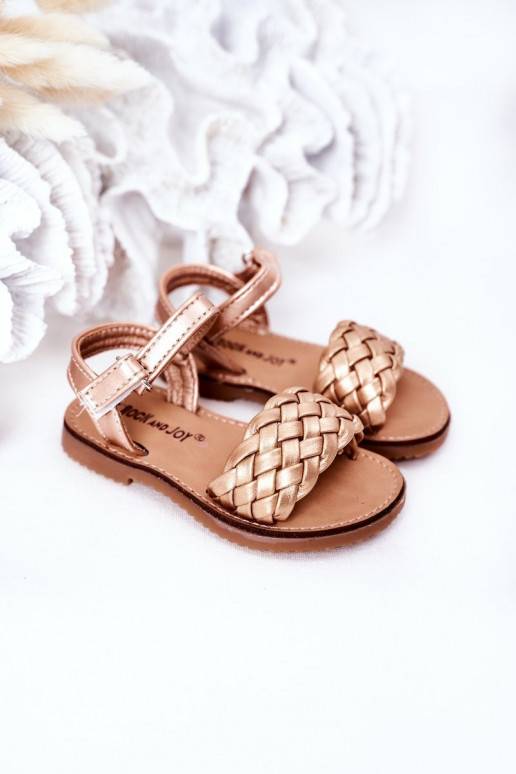 Sandalen voor kinderen in rosé goud... Sandalen voor kinderen in rosé goud...