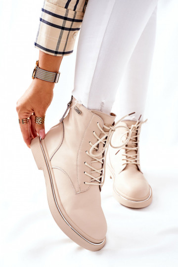 Beige dameslaarzen 2