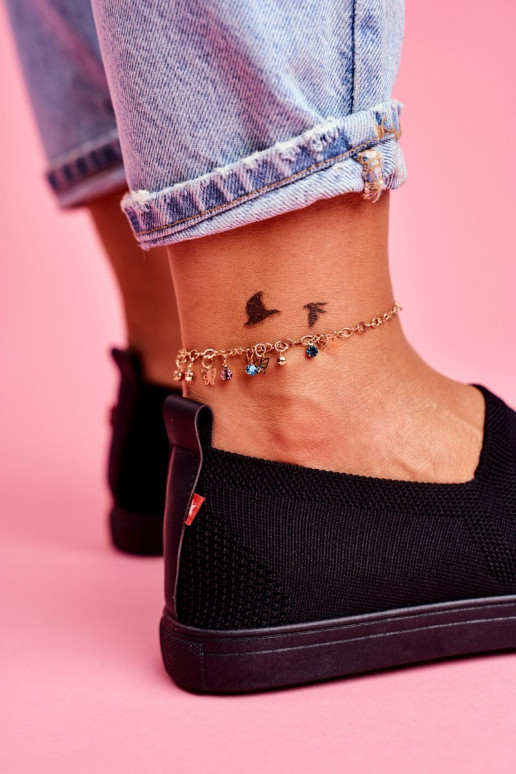 Sneakers Instapper zwart kleur Big Star