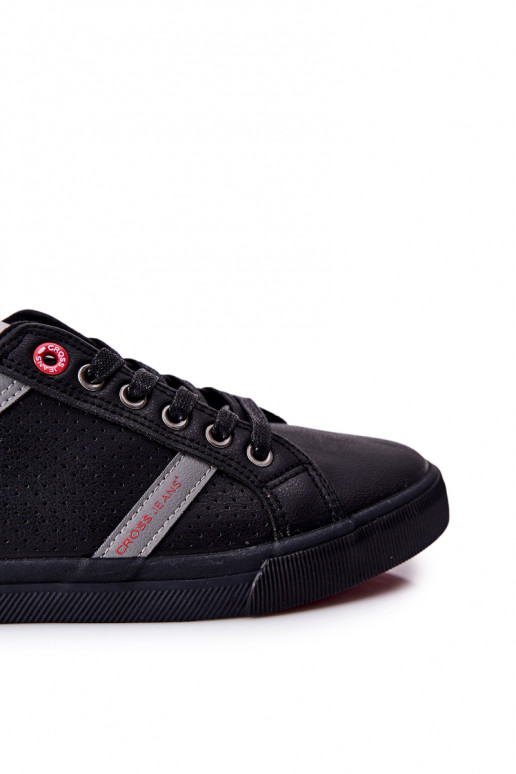 Cross Jeans Freizeitschuhe für Herren in schwarzer Farbe