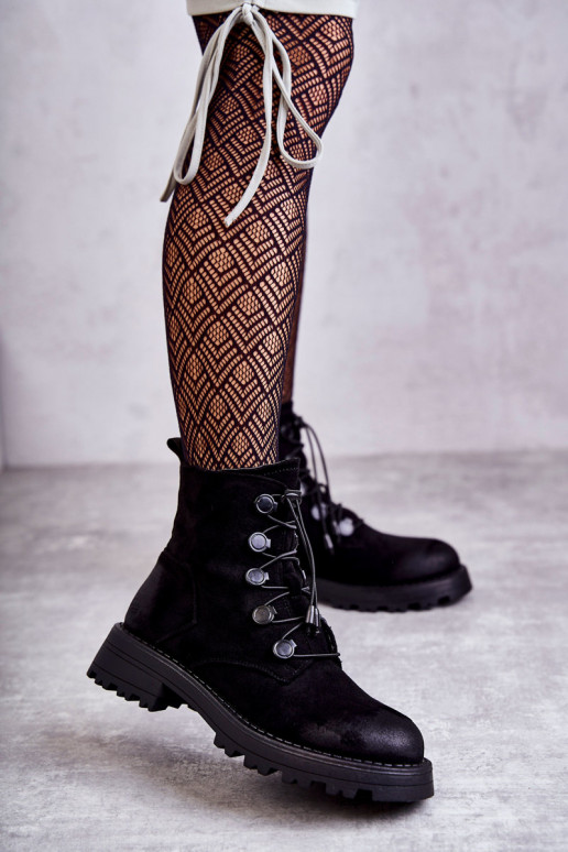 Bottes chauffantes avec fermeture de couleur noire Helia