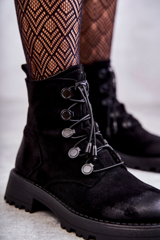 Bottes chauffantes avec fermeture de couleur noire Helia