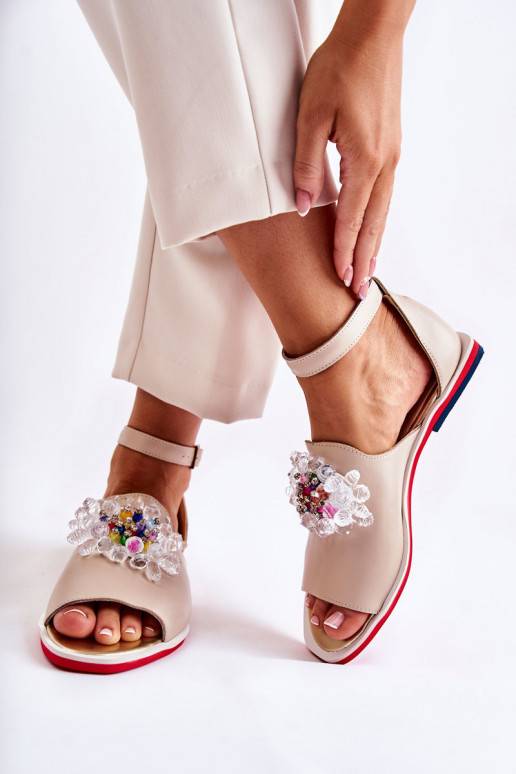 Sandale avec ornements Nevassa