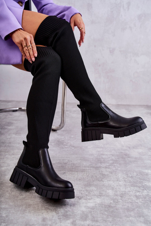 Bottes noires Austin