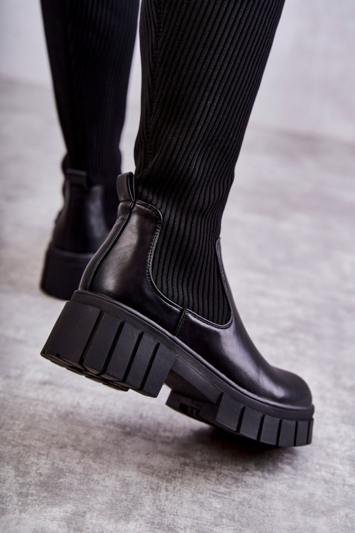 Schwarze Stiefel Austin Schwarze Stiefel Austin