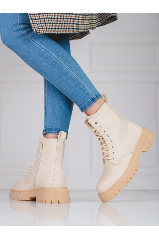 Beige Stiefel von Shelovet Beige Stiefel von Shelovet