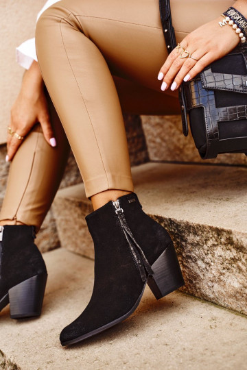 Bottines noires à talons hauts Big Star