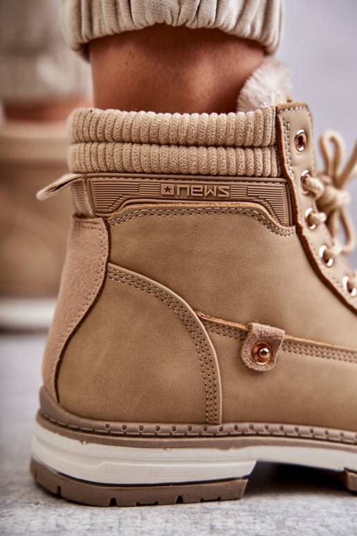 Bottines en ivoire Liv