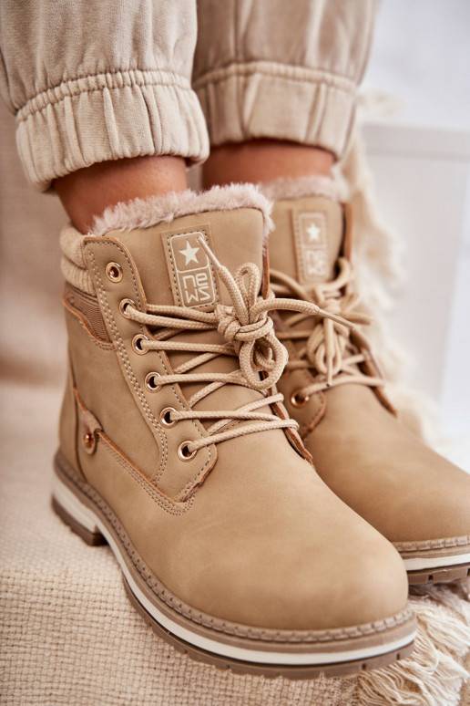 Bottines en ivoire Liv
