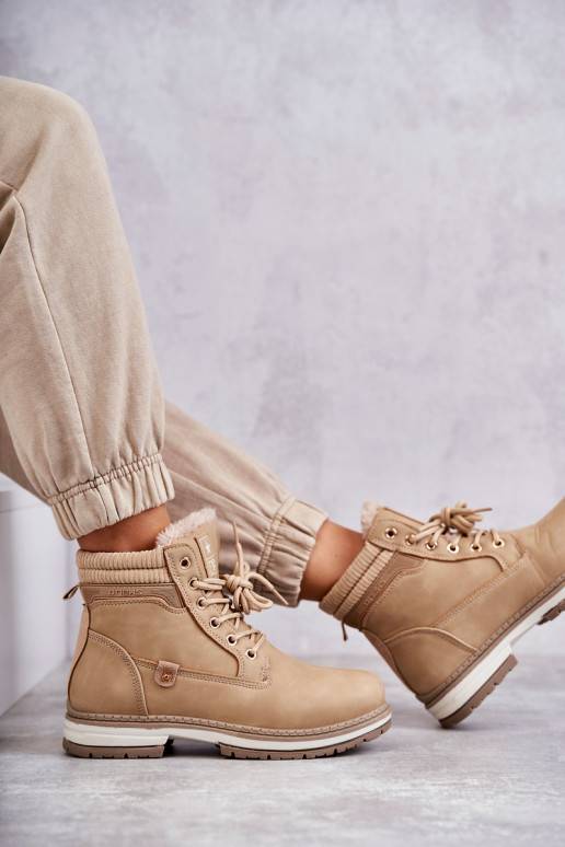 Bottines en ivoire Liv