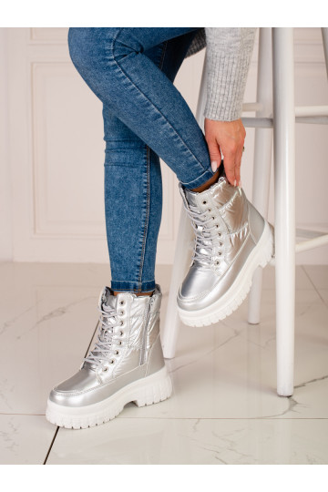 Dames snowboots met veters...
