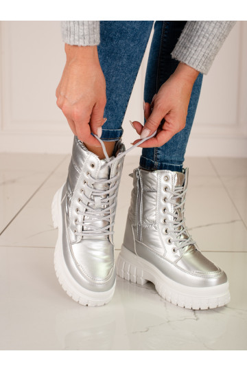 Bottes de neige femme à lacets Shelovet 2
