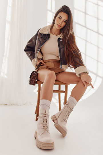 Bottines Afra beiges 2