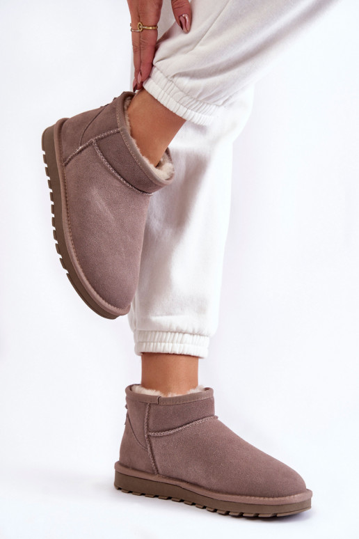 Bottes de neige en daim de couleur... Bottes de neige en daim de couleur...