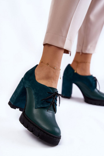 Suede laarzen met plateau...
