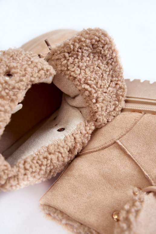 Beige Wildlederstiefel von Bellita Beige Wildlederstiefel von Bellita