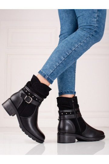 Schwarze Damenstiefel Shelovet