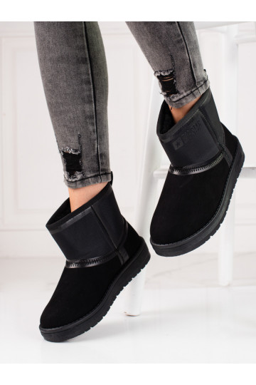 Suede zwarte dames...