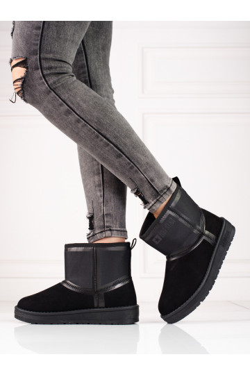 Suede zwarte dames... 2