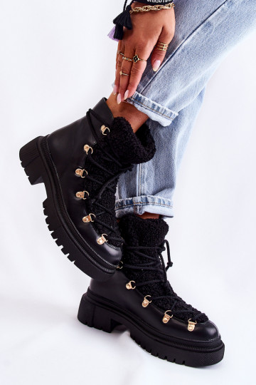 Bottines de couleur noire Arisa