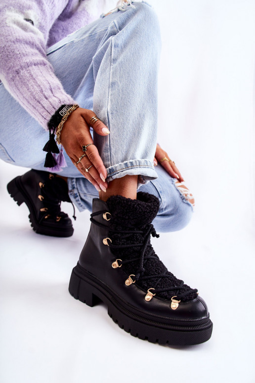 Bottines de couleur noire Arisa Bottines de couleur noire Arisa