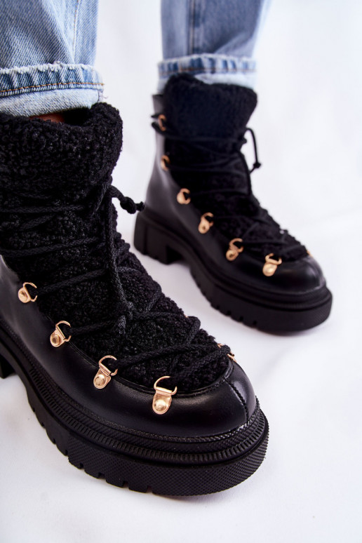 Bottines de couleur noire Arisa Bottines de couleur noire Arisa