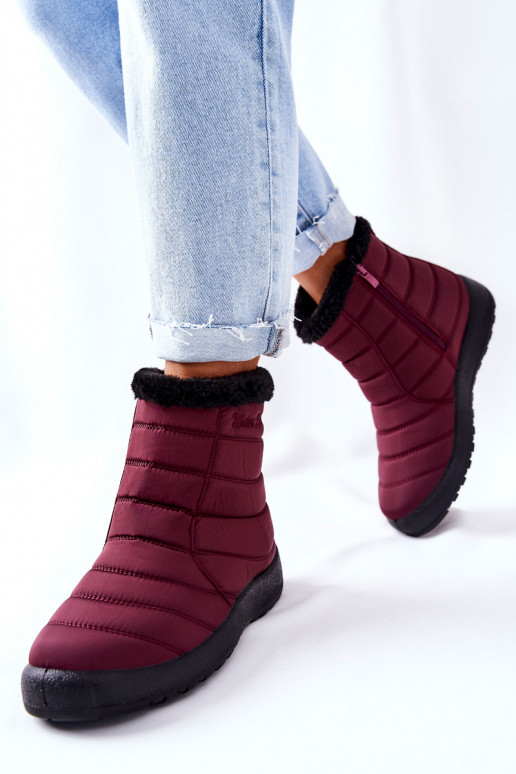 Bottes de neige bordeaux Mezyss
