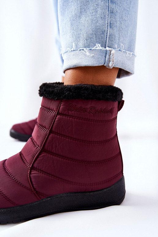 Bottes de neige bordeaux Mezyss