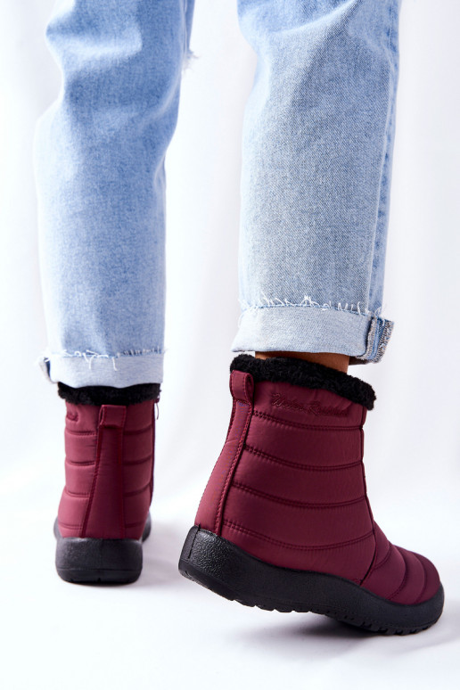 Bottes de neige bordeaux Mezyss