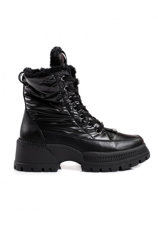 Damessnowboots met plateauzool Damessnowboots met plateauzool