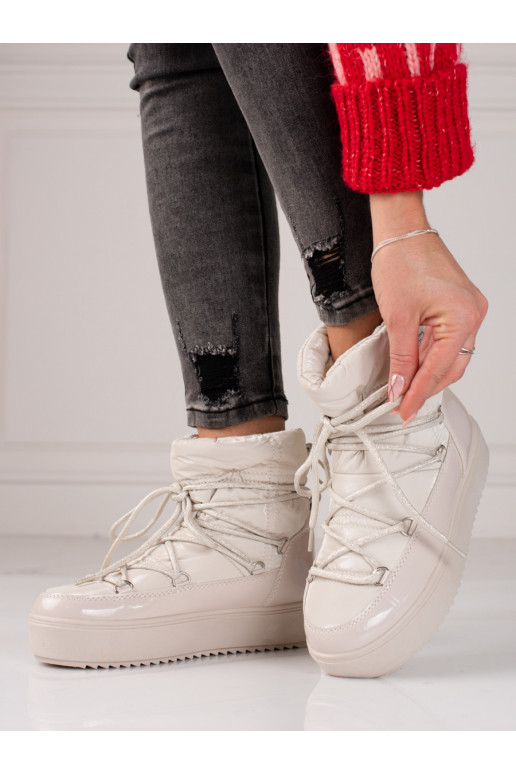 Bottes de neige femme shelovet beige...