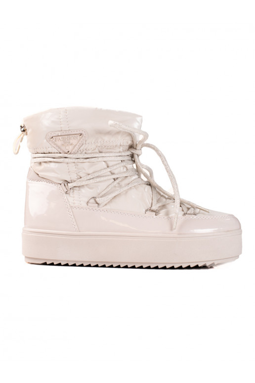 Bottes de neige femme shelovet beige...