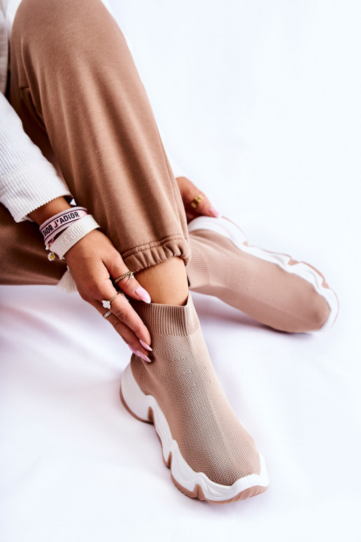 Chaussures de sport beiges Morris Chaussures de sport beiges Morris